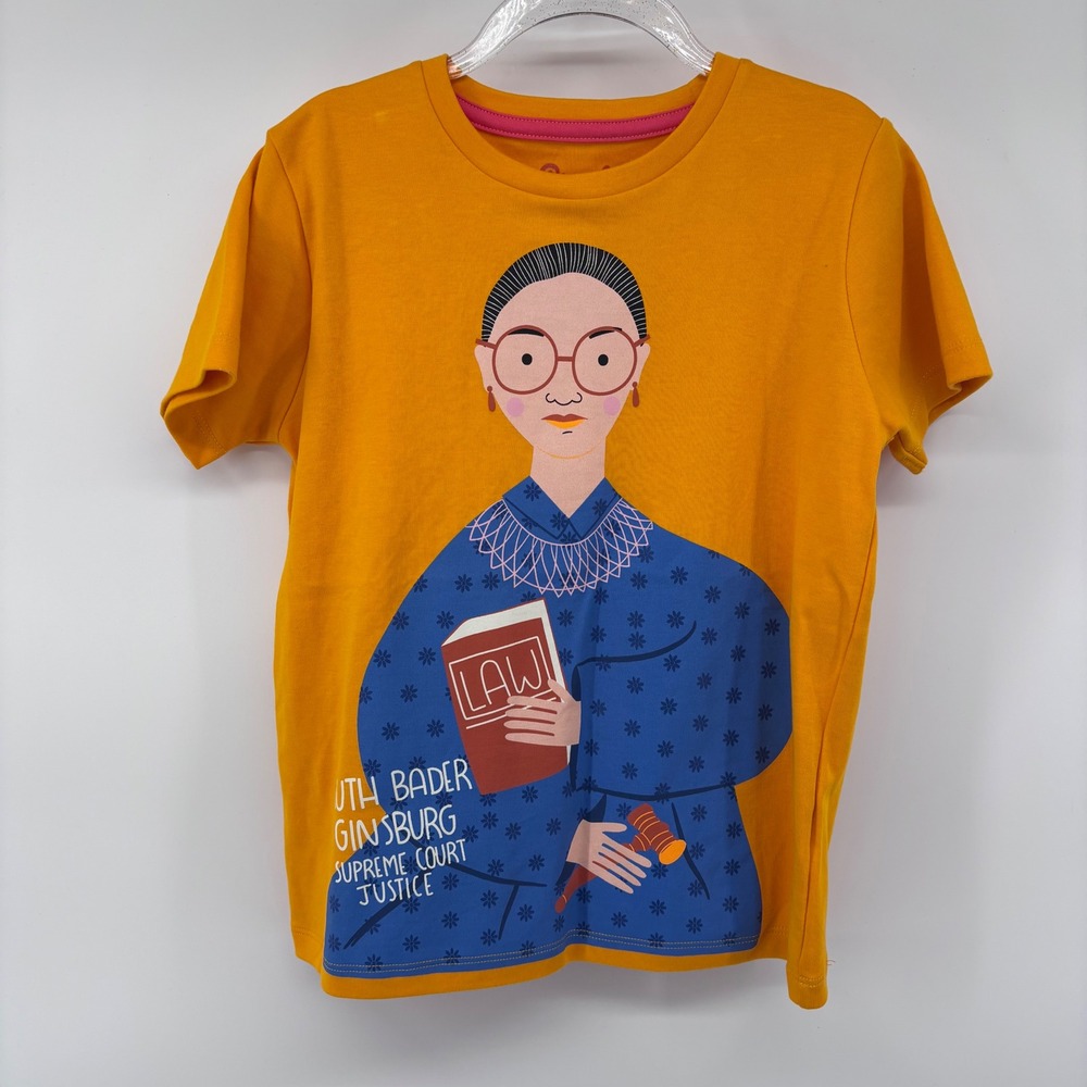 Ruth Bader Ginsburg Supreme‎ Court Justice Graphic T Shirt Gold